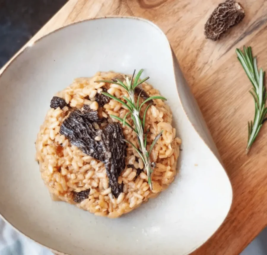 Morel Risotto-