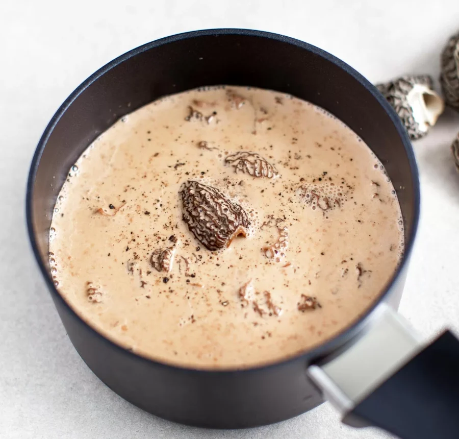 Morel creme sauce